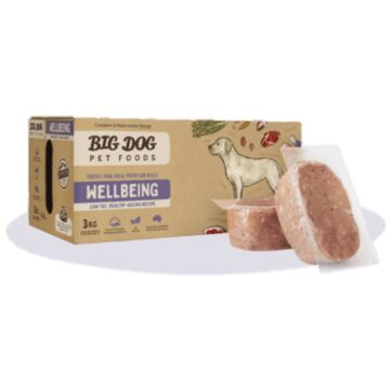 BIG DOG Scientific Range Frozen Raw Dog Food - WellBeing 3kg