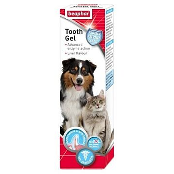 Beaphar Tooth Gel for Cats & Dogs 100g - Cleans Teeth without Brushing