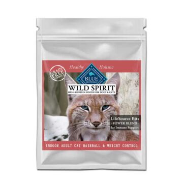 Blue Buffalo Cat Food - Wild Spirit Indoor Hairball & Weight Control - Grain Free Chicken (Trial Pack)