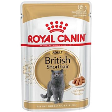 Royal Canin Cat Pouch in Gravy - British Shorthair (85g)