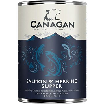 Canagan Grain Free Canned Dog Food - Salmon & Herring Supper 400g