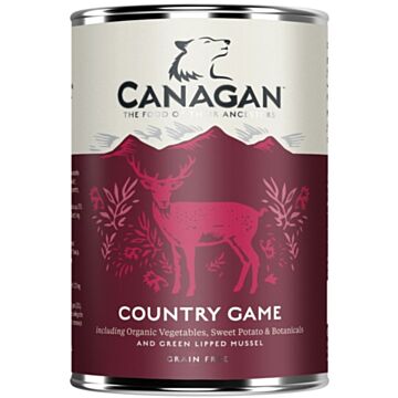 Canagan Grain Free Canned Dog Food - Country Game 400g