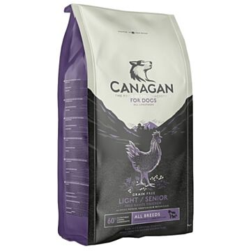 Canagan Grain Free Light / Senior Dry Dog Food - Free Run Chicken (6 kg)