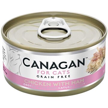 Canagan Grain Free Canned Chicken with Ham 75G
