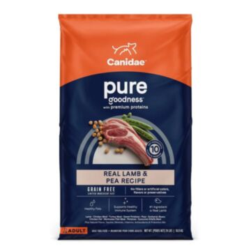 Canidae Dog Food - PURE Grain Free - Real Lamb & Pea