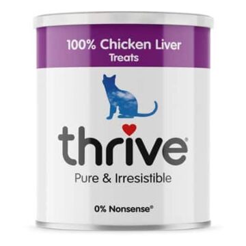 Thrive 凍乾脫水貓小食 - 珍寶筒裝 - 100%走地雞雞肝 135g
