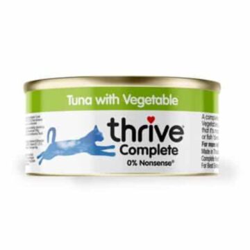 Thrive Cat Canned Food - Complete 100% Tuna & Vegetables 75g