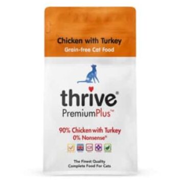 Thrive 貓乾糧 - PremiumPlus無榖物90%鮮雞肉加火雞 1.5kg