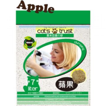 Cats Trust Soybean and Rice Clumping Cat Litter - Apple 7L