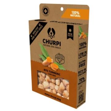 Churpi Dog Treat - Natural Himalayan Cheese With Turmeric Bits Dog Chew 70g