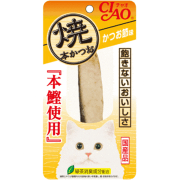 CIAO Cat Treat (HK-01) - Yakihonkatsuo - Dried Bonito Shaving Flavor
