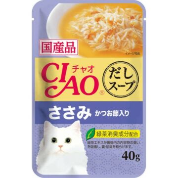 Ciao Cat Pouch (IC-217) - Chicken with Bonito (in Bonito soup) 40g