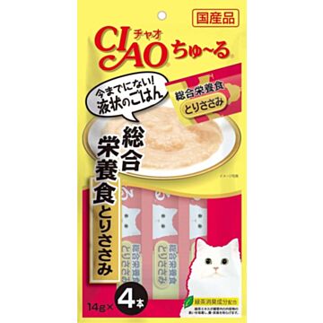 CIAO Churu Cat Treat - Chicken - Comprehensive Nutrition (Pack of 4 X 14g)