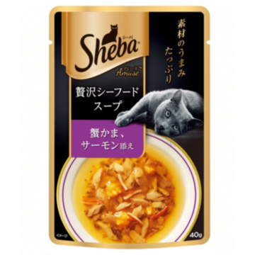 SHEBA Cat Soup Pouch - Tuna Crab Shrimp 40g