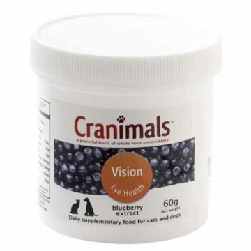 Cranimals Cat & Dog Supplement - Vision - Eye Health 60g