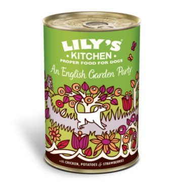 Lilys Kitchen Dog Wet Food - An English Garden Party - Chicken Potatoes & Strawberries 400g
