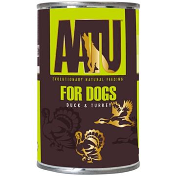 AATU Grain Free Dog Canned Food - Duck & Turkey 400g