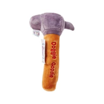 Doggie Goodie Dog Plush Toy With Squeaker - Hammer