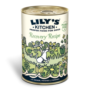 Lilys Kitchen Dog Wet Food - Recovery Recipe - Chicken Potatoes & Bananas 400g