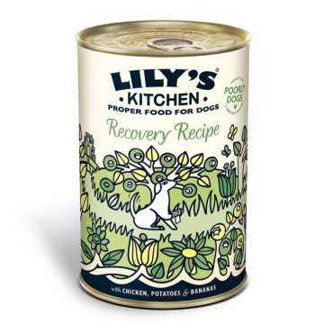 Lilys Kitchen Dog Wet Food - Recovery Recipe - Chicken Potatoes & Bananas 400g - EXP 19/03/2024
