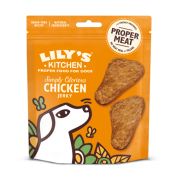 Lilys Kitchen Dog Treat - Simply Glorious Chicken Jerky 70g