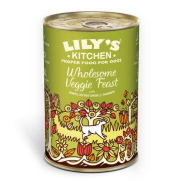 Lilys Kitchen Dog Wet Food - Wholesome Veggie Feast 375g