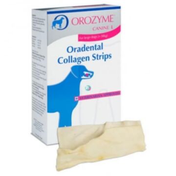 Ecuphar Dental Care - For Dog - Orozyme Oradental Collagen Strips  Large 7pcs