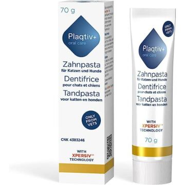 Ecuphar Toothpaste for Cats and Dogs - Plaqtiv+ Oral Care 70g