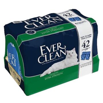 Ever Clean Cat Litter - Extra Strength Unscented 42lb