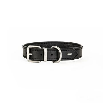 EZYDOG - Oxford Leather Dog Collar - Black