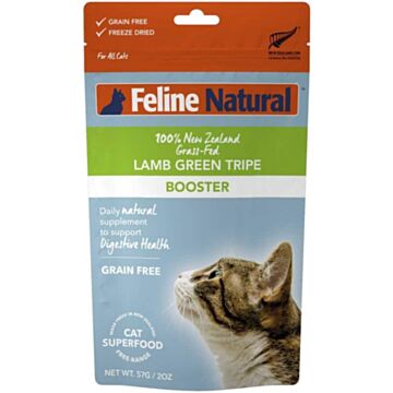Feline Natural Freeze Dried Cat Food - Booster - Lamb Green Tripe 57g