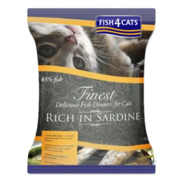 Fish4Cats Complete Gluten Free Cat Dry Food - Finest Sardine 20g (Trial Pack)