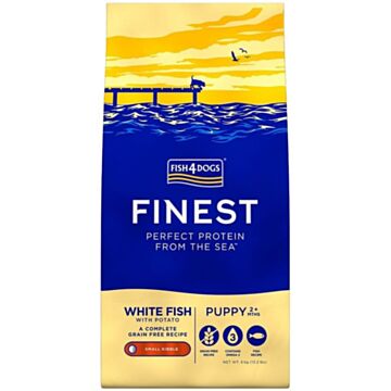 Fish4Dogs Finest Puppy Food - Small Breed - White Fish with Potato 1.5kg