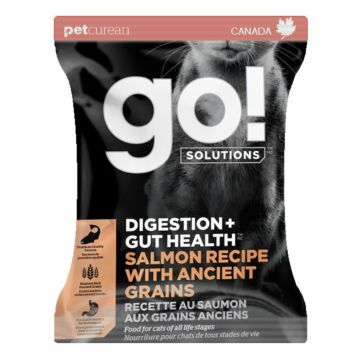 Go! SOLUTIONS Cat Food - Digestion & Gut - Salmon With Grains (Trial Pack)
