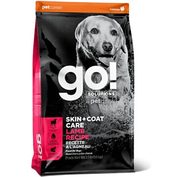 Go! SOLUTIONS Dog Food - Skin & Coat Care - Lamb With Grains