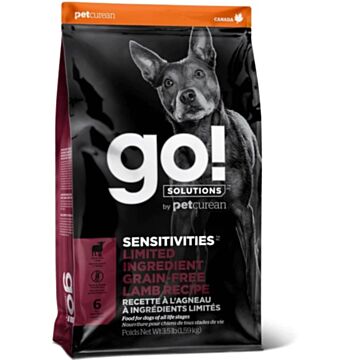 Go! SOLUTIONS Dog Food - Sensitivity - Limited Ingredient Grain Free Lamb 12lb