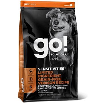 GO! SOLUTIONS Dog Food - Sensitive Grain Free Limited Ingredient Venison