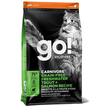 Go! SOLUTIONS Cat Food - Carnivore - Grain Free Trout & Salmon