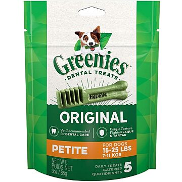 Greenies Dog Dental Treat - Petite (15-25lbs) 3oz