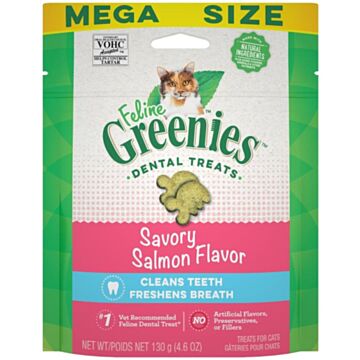 Greenies Feline Dental Treats - Savory Salmon Flavor (5.5oz)