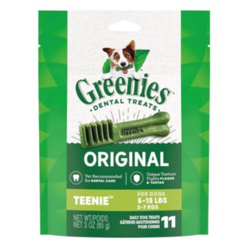 Greenies Dog Dental Treat - Teenie (5-15lbs) 3oz