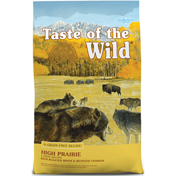 Taste Of The Wild Dog Food - Grain Free High Prairie - Roasted Bison & Venison 5.6kg