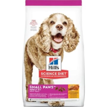 Hills Science Diet Senior Dog Food - Adult 11+ Small Paws 4.5lb