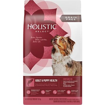 Holistic Select Dog Food - Grain Free Adult & Puppy - Salmon Anchovy & Sardine