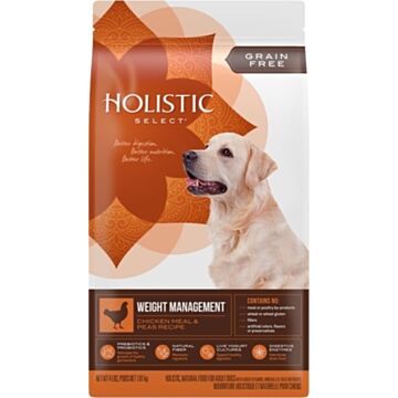 Holistic Select Dog Food - Weight Management - Grain Free Chicken & Peas