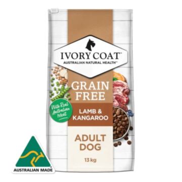 IVORY COAT Dog Food - Grain Free - Lamb & Kangaroo