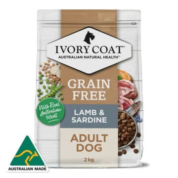 IVORY COAT 澳洲狗乾糧 - 無穀物 - 羊肉和沙丁魚配方