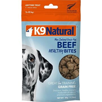 K9 Natural Dog Treat - Freeze Dried Healthy Bites Beef 50g