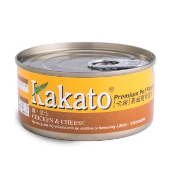 Kakato Cat & Dog Canned Food - Chicken & Cheese 170g