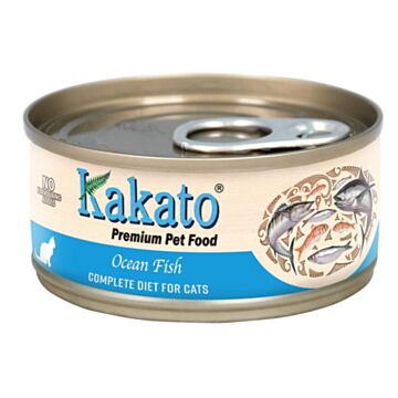Kakato Cat Canned Food - Complete Diet - Ocean Fish 70g
